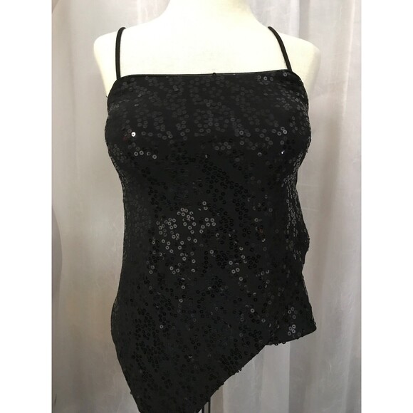 Joseph Ribkoff Tops - Joseph Ribkoff Women's Tank Top Black Sequin Tank Size 4 NWT $168